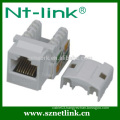 Popular used 90 degree RJ45 utp Cat.6 Keystone Jack